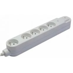 CHACON Multiprise Wifi - 5 X 16 A - 1.5 M - Blanc