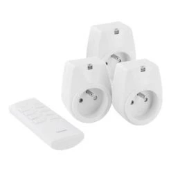 CHACON Set De 3 Prises Télécommandées On/off + Télécommande