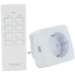 CHACON Set 4 Mini-prises On/Off + Télécommande 4 Canaux (SCH) -CHACON Soldes 15485032 3