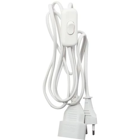 CHACON Rallonge Avec Interrupteur Blanc - 2m 4 CHACON Rallonge Avec Interrupteur Blanc - 2m – Image 2