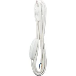 CHACON Cordon Blanc Avec Interrupteur - 2m