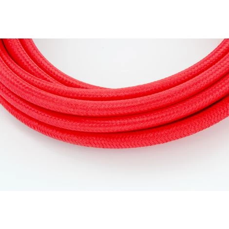 CHACON Câble Textile 2m + Interrupteur - Rouge 5 CHACON Câble Textile 2m + Interrupteur - Rouge – Image 3