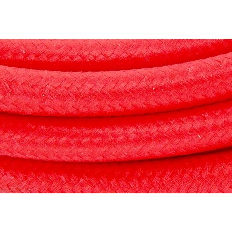 CHACON Câble Textile 2m + Interrupteur - Rouge 6 CHACON Câble Textile 2m + Interrupteur - Rouge – Image 4