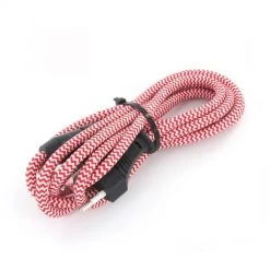 CHACON Cordon Textile Bicolore Avec Interrupteur 2m - Rouge/Blanc -CHACON Soldes 15485212 5