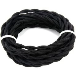 CHACON Câble Textile Torsadé 3m - Noir 11 CHACON Câble Textile Torsadé 3m - Noir -CHACON Soldes 15485217 5