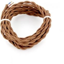 CHACON Câble Textile Torsadé 3m - Brun -CHACON Soldes 15485234 5