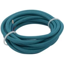 CHACON Câble Textile 3m - Bleu Paon -CHACON Soldes 15485237 5