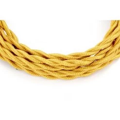 CHACON Câble Textile Torsadé 3m - Doré -CHACON Soldes 15485238 3