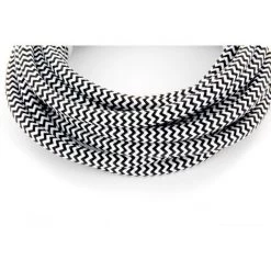 CHACON Câble Textile Bicolore 3m - Noir/Blanc -CHACON Soldes 15485240 3