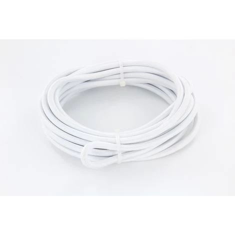 CHACON Câble Textile 3m - Blanc 4 CHACON Câble Textile 3m - Blanc – Image 2