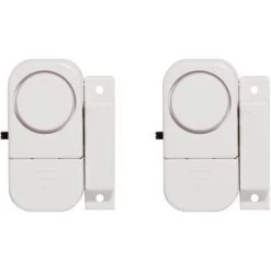 CHACON Lot De 2 Mini-alarmes D'ouverture Et Avertisseur D'entrée