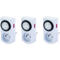 CHACON Set De 3 Programmateurs Mécaniques