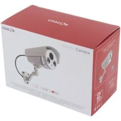 CHACON Caméra Factice Extérieure En Aluminium Avec LED Bleue -CHACON Soldes 15485755 4