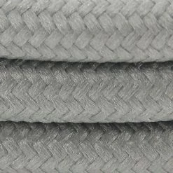 CHACON Câble Textile Soie - 3m - Gris/Cuivre