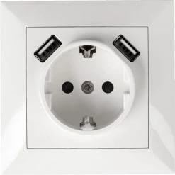 CHACON Prise Encastrable + 2 USB -CHACON Soldes 15486029 3