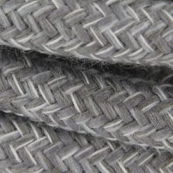 CHACON Câble Textile - 3m - Gris Et Lin Naturel