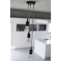 CHACON Câble Textile - 3m - Gris Et Lin Naturel -CHACON Soldes 15486083 4