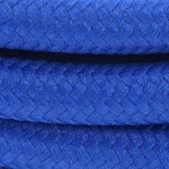 CHACON Câble Textile Soie - 3m - Bleu