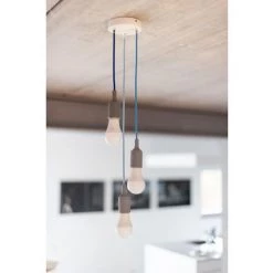 CHACON Câble Textile Soie - 3m - Bleu -CHACON Soldes 15486118 3