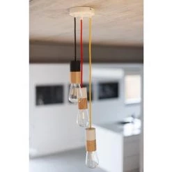 CHACON Câble Textile Soie - 3m - Orange -CHACON Soldes 15486144 4