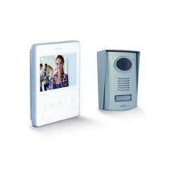 CHACON Vidéophone Avec écran 4,3" Ultra Slim - Blanc