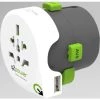 CHACON Adaptateur De Voyage - Prise + USB (World To Europe)