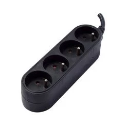 CHACON Bloc Design 4x16A - 3 M - Noir -CHACON Soldes 16802948 5