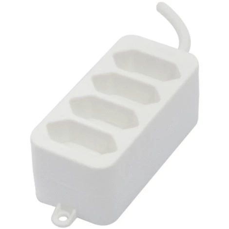 CHACON Bloc Multiprise 4x2,5A - 1,5m - Blanc 4 CHACON Bloc Multiprise 4x2,5A - 1,5m - Blanc – Image 2