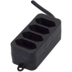 CHACON Bloc Multiprise 4 X 2,5 A - 1,5 M - Noir