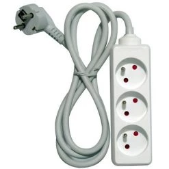 CHACON Bloc Multiprise 3x16A - 5 M - Blanc -CHACON Soldes 16802985 2