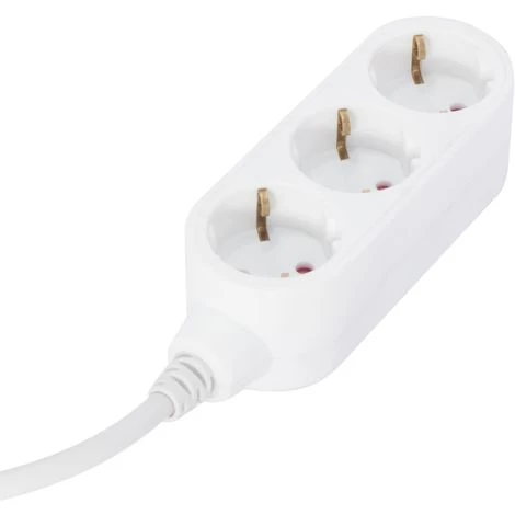 CHACON Bloc Multiprise 3x16A - 0,5m - Blanc (SCH) 3 CHACON Bloc Multiprise 3x16A - 0,5m - Blanc (SCH)