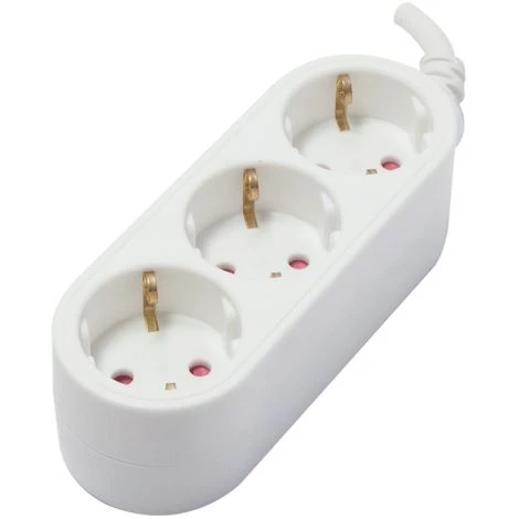 CHACON Bloc Multiprise 3x16A - 0,5m - Blanc (SCH) 4 CHACON Bloc Multiprise 3x16A - 0,5m - Blanc (SCH) – Image 2