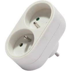 CHACON Domino Design 2 X 16A - Ivoire -CHACON Soldes 16802999 2