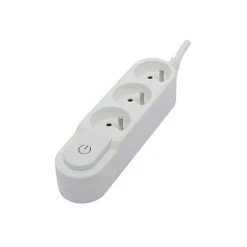 CHACON Bloc Design 3x16A Avec Interrupteur - 0,5m - Blanc -CHACON Soldes 16803051 4