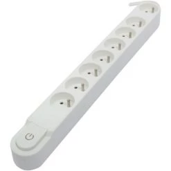 CHACON Bloc Design 8x16A Avec Interrupteur - 1,5m - Blanc -CHACON Soldes 16803052 2