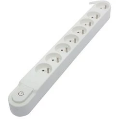 CHACON Bloc Design 8x16A Avec Interrupteur - 5m - Blanc -CHACON Soldes 16803054 3