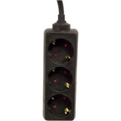 CHACON Bloc Multiprise 3x16A - 3 M - Noir (SCH) -CHACON Soldes 16803073 3