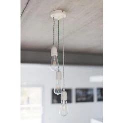 CHACON Câble Textile Soie Torsadé - 3m - Vert -CHACON Soldes 18754622 5