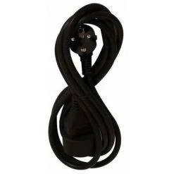 CHACON Prolongateur HO5VVF 3 X 1,5 Mm²- 3 M - Noir