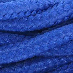 CHACON Câble Textile Soie Torsadé - 3m - Bleu