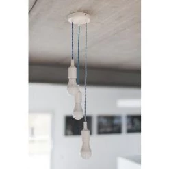 CHACON Câble Textile Soie Torsadé - 3m - Bleu -CHACON Soldes 23856245 5