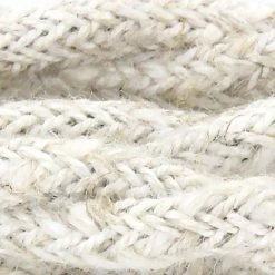 CHACON Câble Textile Coton Torsadé Naturel Neutre - 3m