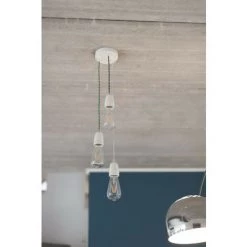 CHACON Câble Textile Coton Torsadé - 3m - Vert/Gris -CHACON Soldes 27119555 3