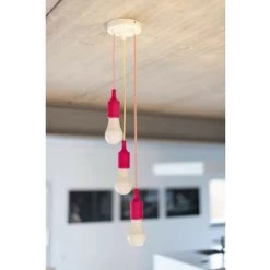 CHACON Câble Textile Soie Zigzag - 3m - Fuchsia/Blanc -CHACON Soldes 27119556 5