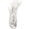Rallonge Chacon H03VVH2F 2x0,75mm² 2,5A + Interrupteur Blanc 4m -CHACON Soldes 27541915 1