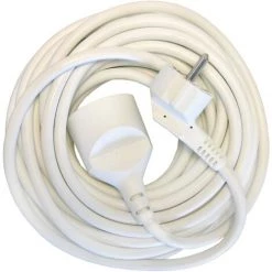 Rallonge Électrique Chacon HO5VVF 3m Blanc IP20