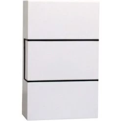 Sonnette Avec Carillon Filaire Chacon Avec Transformateur Blanc