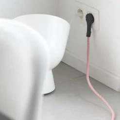 CHACON Prolongateur Textile 5m 3x1,5m2 Textile Cable & Noire Fiche Plate Rouge/blanc -CHACON Soldes 29893748 2