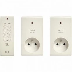 CHACON Télécommande 16 Canaux + 2 Prises On/Off (3500W)