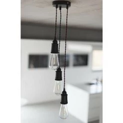 CHACON Câble Textile Coton Torsadé Bleu Marine Naturel - 3m -CHACON Soldes 29943094 4